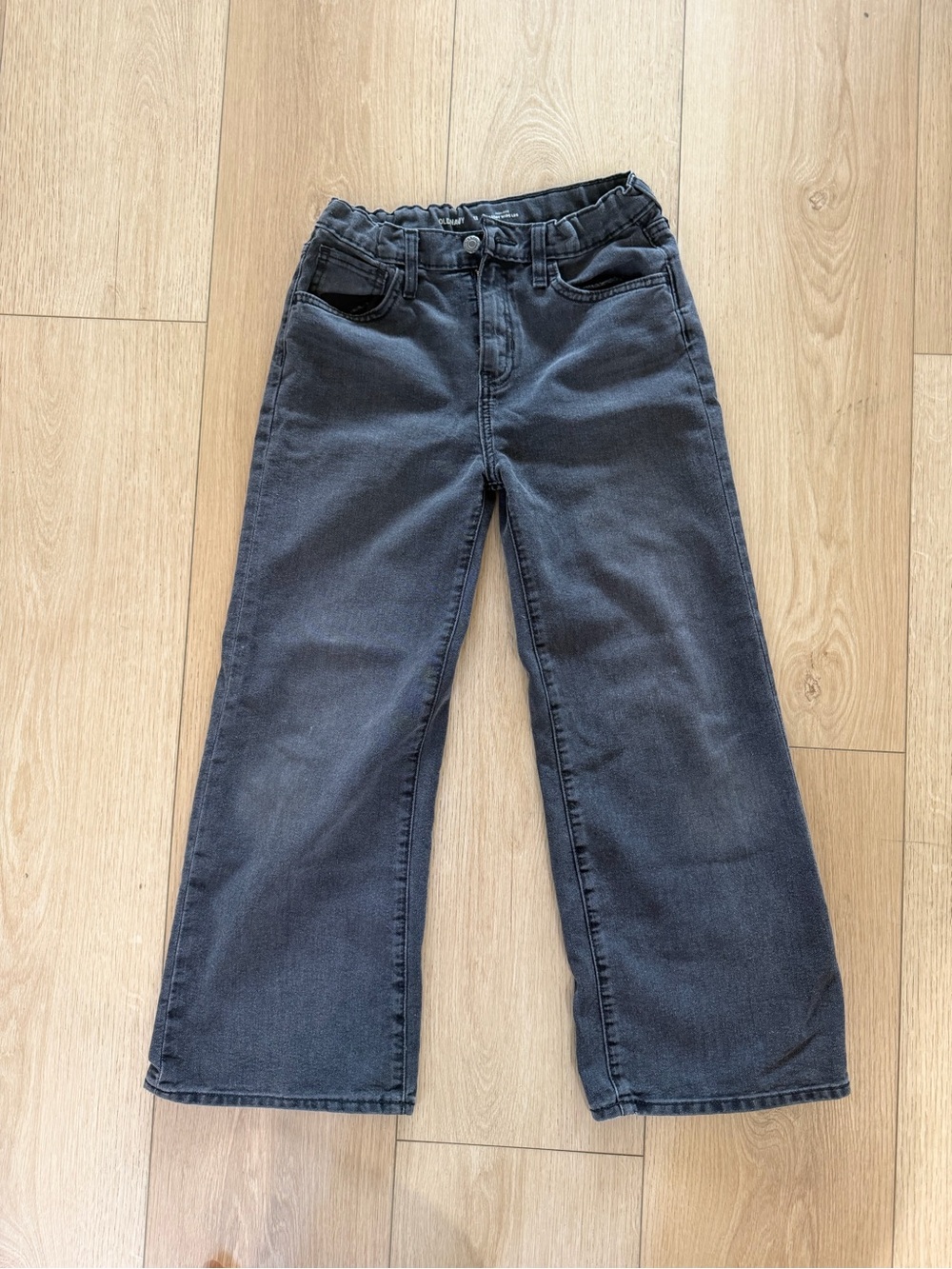 Old Navy Kids Black Wide-Leg Jeans 12YR